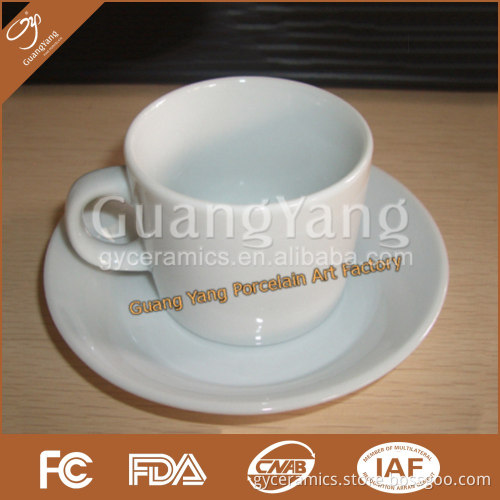 S/6 90cc porcelain & ceramic & china coffee cup and saucer set Item No.GY-BE